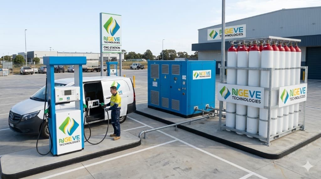 High-Pressure Cylinder Cascade & Fleet Refueling Hub