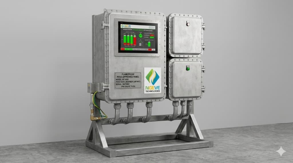 PESO-Approved Flameproof SCADA Panel (NGEVE-7000)